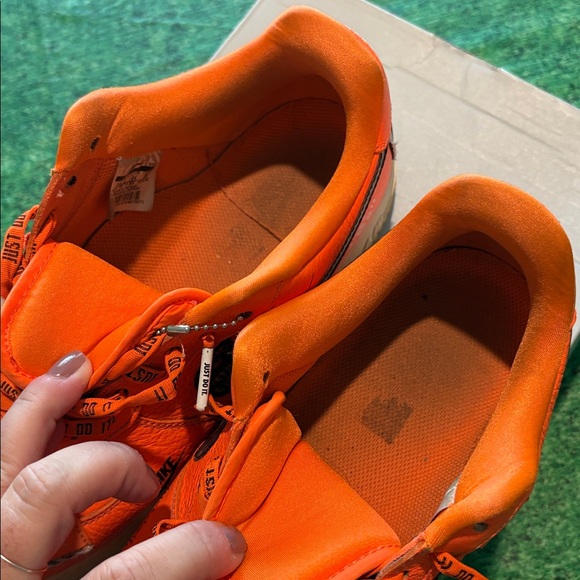 Nike Air Force 1 Low "Just Do It" orange vintage 2007 shoes men’s sz 10 - Picture 7 of 13
